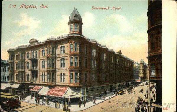 Bird's Eye View of the Hollenbeck Hotel Los Angeles California