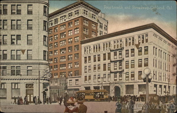 View at Fourteenth and Broadway Oakland California