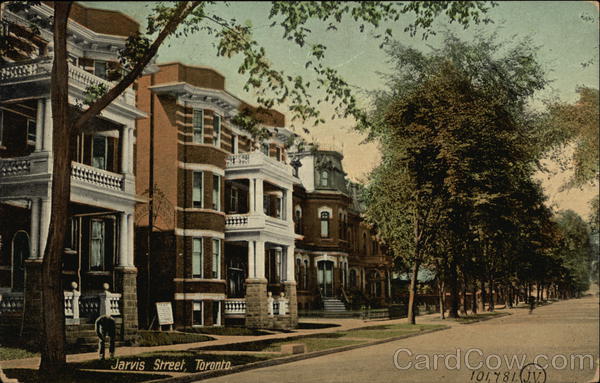 Jarvis Street View Toronto Canada Ontario