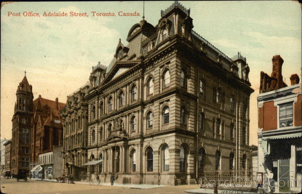 Post Office on Adelaide Street Toronto Canada Ontario