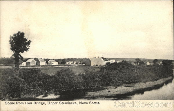 Scene from Iron Bridge Upper Stewiacke NS Canada Nova Scotia