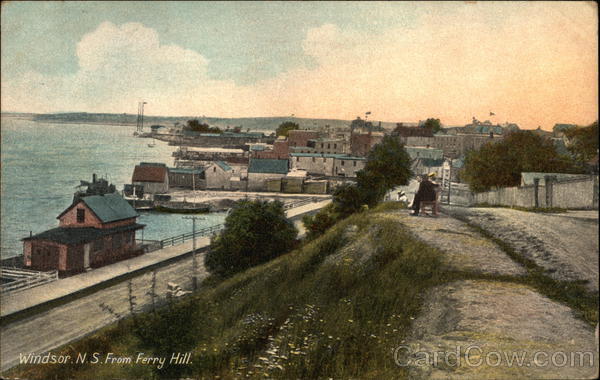 Windsor from Ferry Hill NS Canada Nova Scotia