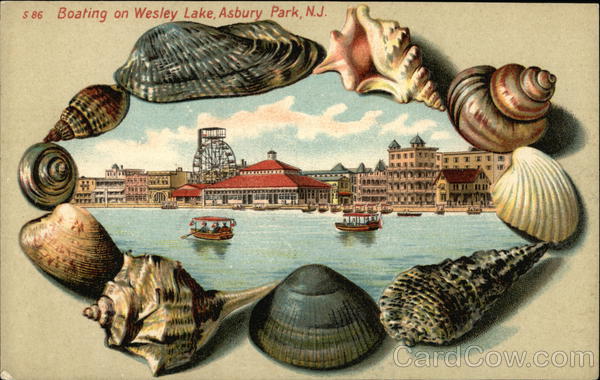 Boating on Wesley Lake Asbury Park New Jersey