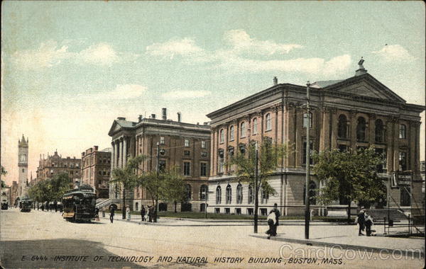 Institute of Technology and Natural History Building Boston Massachusetts