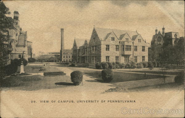 View of Campus, University of Pennsylvania Philadelphia