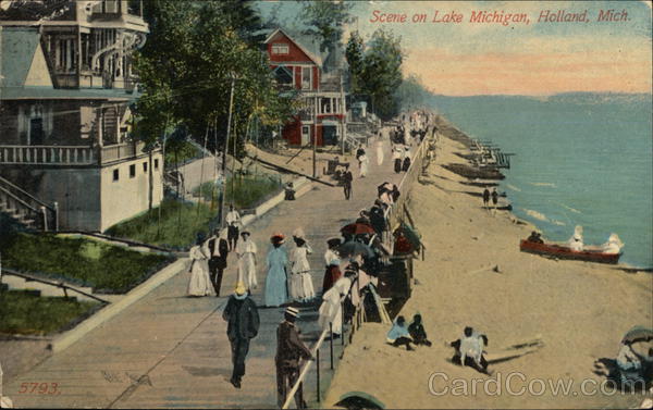 Scene on Lake Michigan Holland