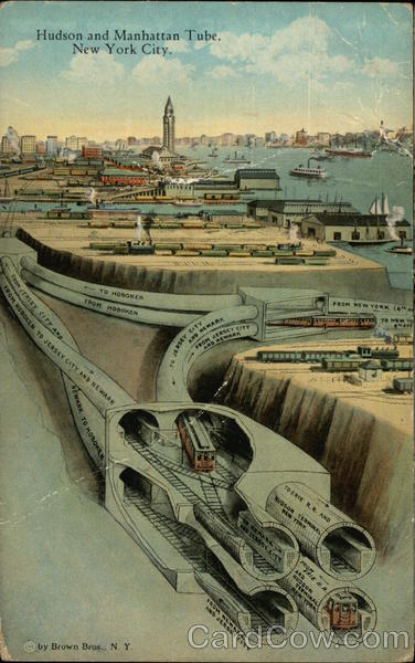 Hudson and Manhattan Tube New York