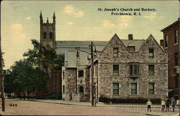 St Joseph's Church and Rectory Providence Rhode Island