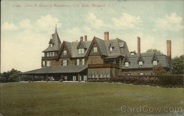 John R Drexel's Residence - Cliff Walk Newport Rhode Island