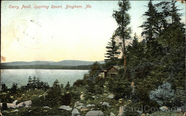 Carry Pond, Sporting Resort Bingham Maine