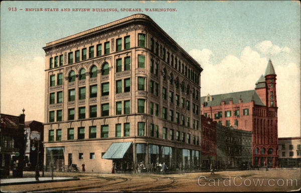 Empire State And Review Buildings Spokane Washington