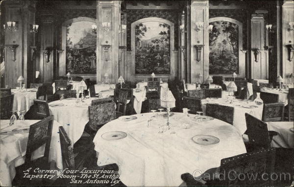A Corner of our Luxurious Tapestry Room - The St Antho San Antonio Texas