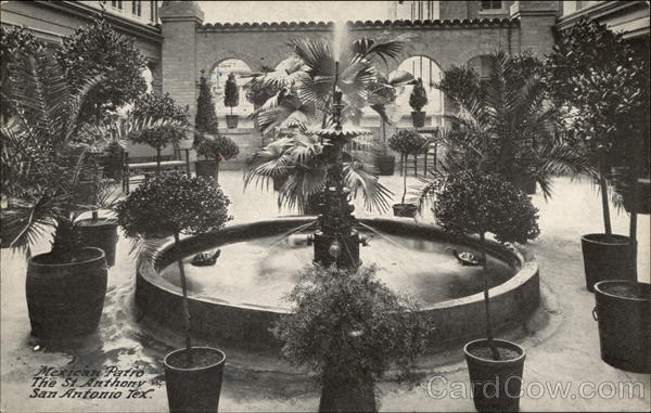 Mexican Patio at The St Anthony San Antonio Texas