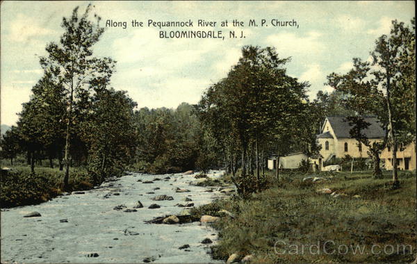 Along the Pequannock River at the MP Church Bloomingdale New Jersey