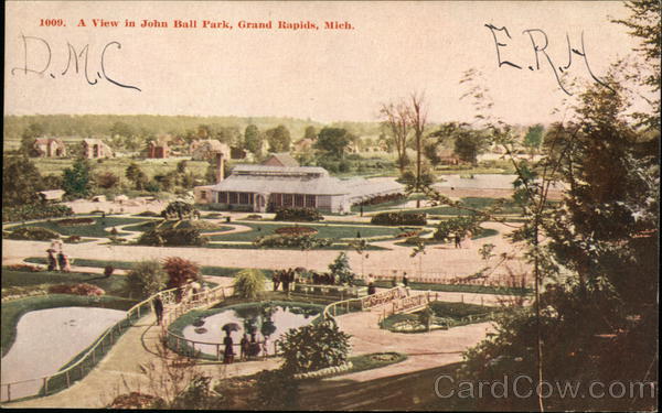 A View in John Ball Park Grand Rapids Michigan