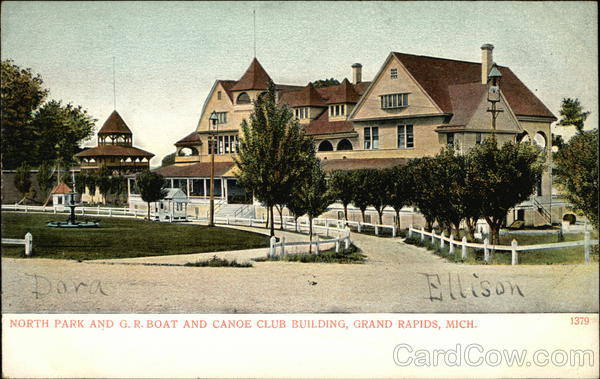 North Park and GR Boat and Canoe Club Building Grand Rapids Michigan