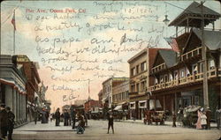 Pier Ave. Ocean Park, CA Postcard Postcard Postcard