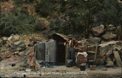 A Western Mining Camp Postcard