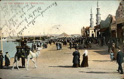 On the Midway Venice, CA Postcard Postcard Postcard