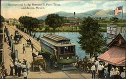 International Bridge El Paso, TX Postcard Postcard Postcard