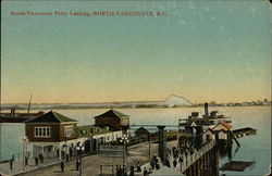 North-Vancouver Ferry Landing British Columbia Canada Postcard Postcard Postcard