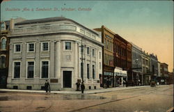 Ouellette Avenue & Sandwich Street Windsor, Canada Misc. Canada Postcard Postcard Postcard