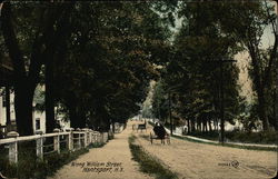 Along William Street Postcard