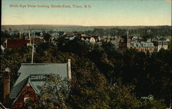 Bird's Eye View looking South-East Truro, NS Canada Nova Scotia Postcard Postcard Postcard