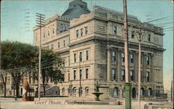Street View of Court House Postcard