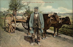 Old Virginian Darkey, 108 Years Old Chase City, VA Postcard Postcard 
