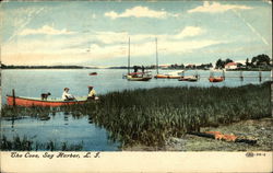 The Cove, Sag Harbor, Long Island Postcard
