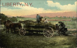 Haying in a Field Postcard
