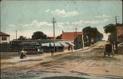 View of Glendale Square Postcard