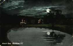 Wisner's Pond at Night Postcard