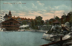 The House Mohonk Lake, NY Postcard Postcard Postcard