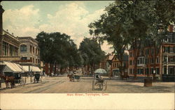 Main Street View Torrington, CT Postcard Postcard Postcard