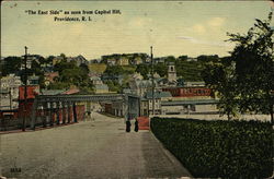 "The East Side" as seen from Capitol Hill Providence, RI Postcard Postcard Postcard