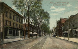 Main Street from Water Street Torrington, CT Postcard Postcard Postcard