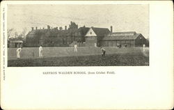 Saffron Walden School From Cricket Field Postcard
