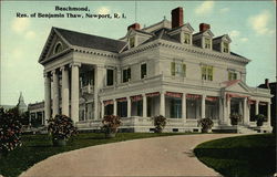 Beachmond, Residence of Benjamin Thaw Newport, RI Postcard Postcard Postcard