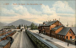 Santa Fe Depot Postcard