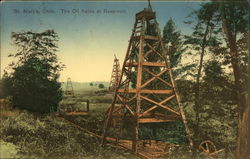 The Oil Fields at Reservoir St. Marys, OH Postcard Postcard Postcard