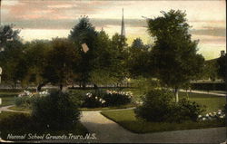 Normal School Grounds Truro, NS Canada Nova Scotia Postcard Postcard Postcard