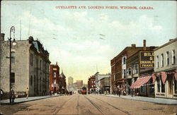 Ouellette Avenue looking North Windsor, Canada Misc. Canada Postcard Postcard Postcard