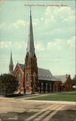 Street View of Orthodox Church Postcard