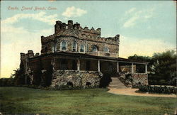 Castle, Sound Beach Old Greenwich, CT Postcard Postcard Postcard