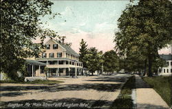 Main Street and Bingham Hotel Postcard