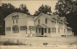 Bruce's Dance Hall at "The Inlet" Postcard