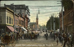 Commerce Street, looking South from Salem Avenue Postcard
