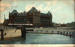 Water View of The Chamberlin Hotel Postcard